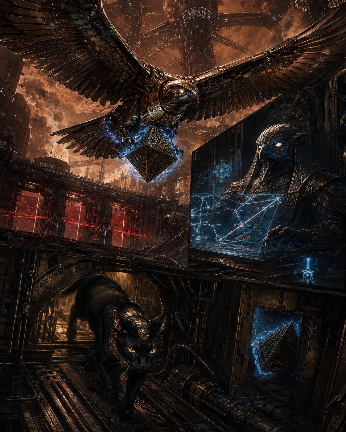 The Heroes: Bast and the Hawk